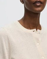 Crew Neck Cardigan