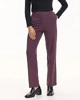 Straight-Leg High-Rise Pant