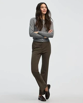 Straight-Leg High-Rise Pant