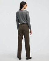 Straight-Leg High-Rise Pant