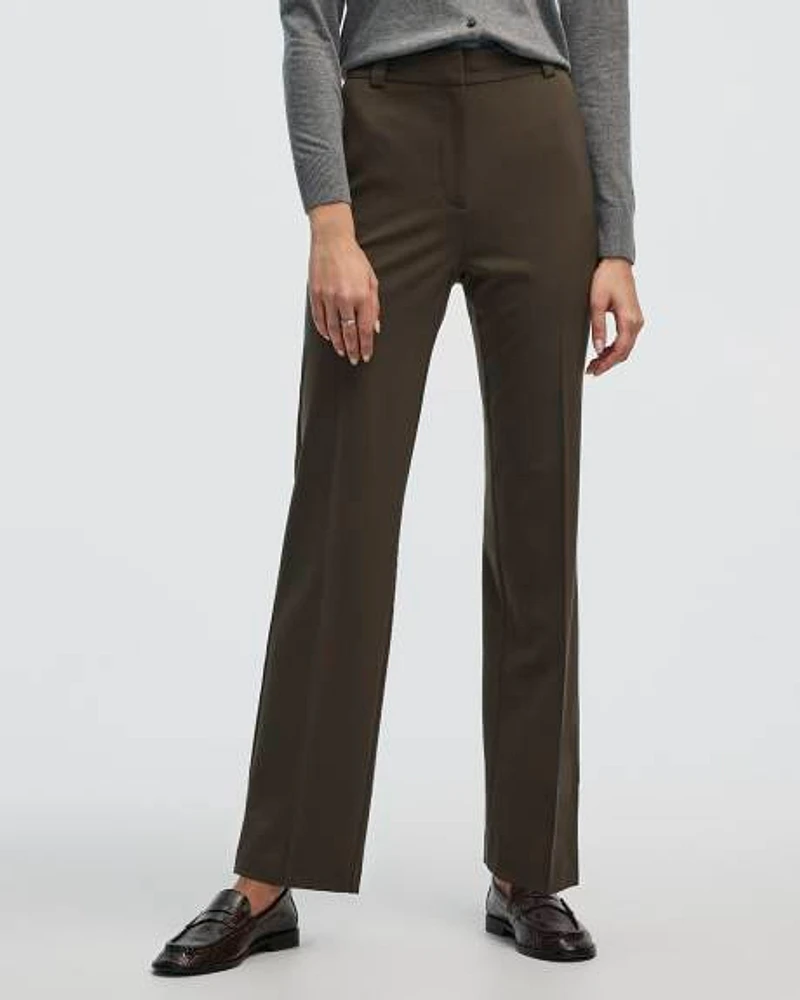 Straight-Leg High-Rise Pant