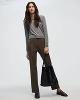 Straight-Leg High-Rise Pant