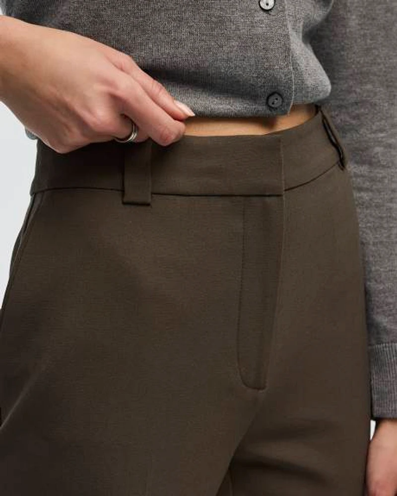 Straight-Leg High-Rise Pant
