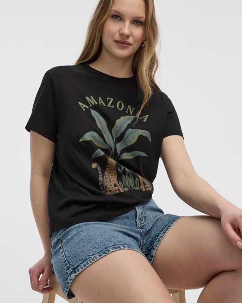 Crew-Neck Graphic T-Shirt