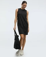 Sleeveless Crew-Neck Dress