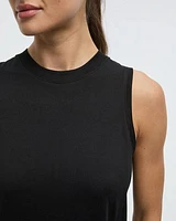 Sleeveless Crew-Neck Dress