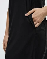 Sleeveless Crew-Neck Dress