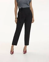 Tapered-Leg High-Rise Pant with Sash