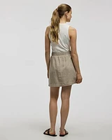 Linen Blend Skort