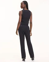 Straight-Leg High-Rise Pant