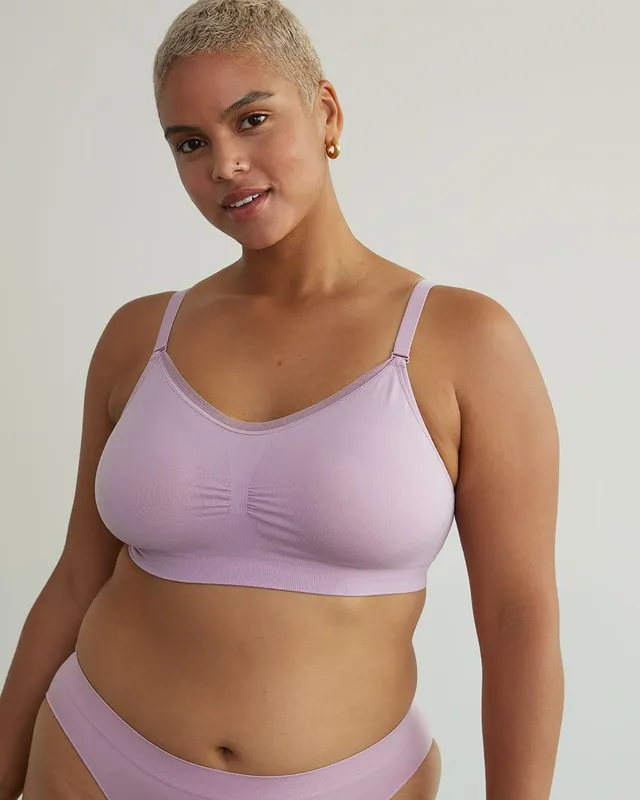 Lace Crossover Nursing Bralette - Thyme Maternity