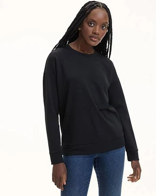 Long-Sleeve Crew-Neck Sweatshirt