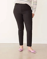 Slim-Leg High-Rise Ankle Pant