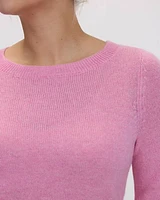 Cashmere-Blend Boat-Neck Sweater