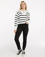 Jean à jambe skinny et taille haute