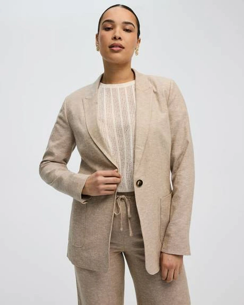 Linen Blend Blazer