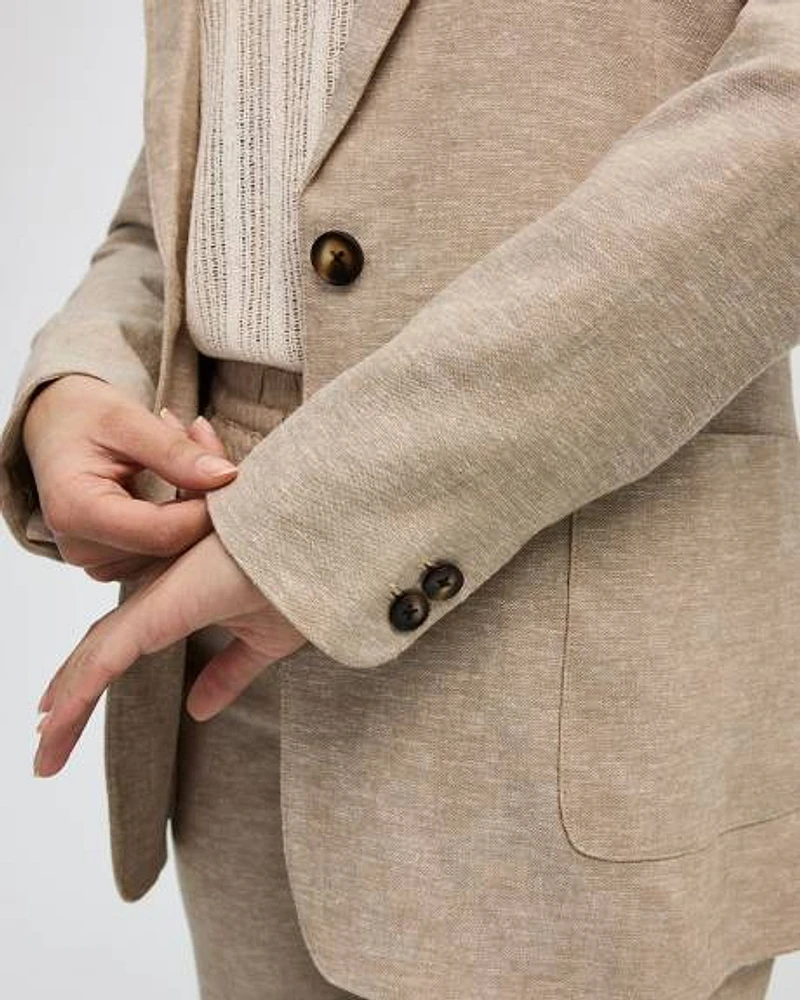 Linen Blend Blazer