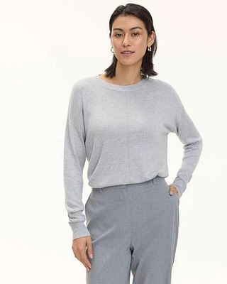 Long-Sleeve Crew-Neck Sweater