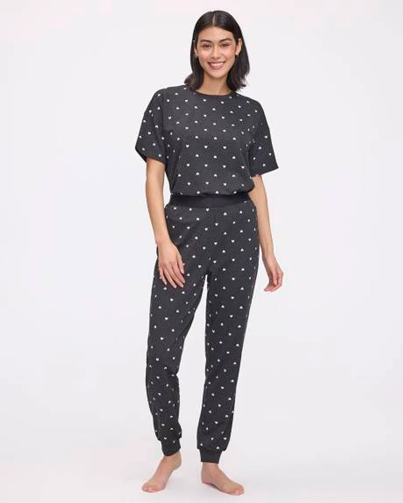 French Terry Jogger Pyjama Pant