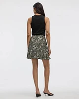 Mini Skirt with Ruffled Hem