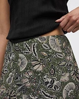 Mini Skirt with Ruffled Hem