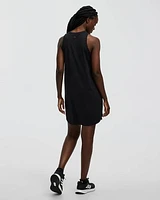 Sleeveless Crew-Neck Dress