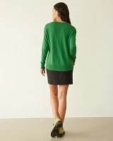 Long-Sleeve Crew-Neck Pullover, R Essentials