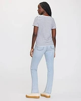 Striped Scoop Neck T-Shirt