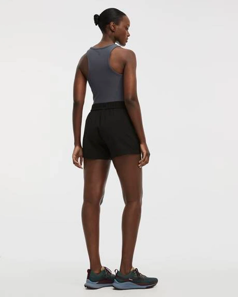 Stretch Pull-On Shorts with Zipped Pockets
