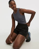 Stretch Pull-On Shorts with Zipped Pockets