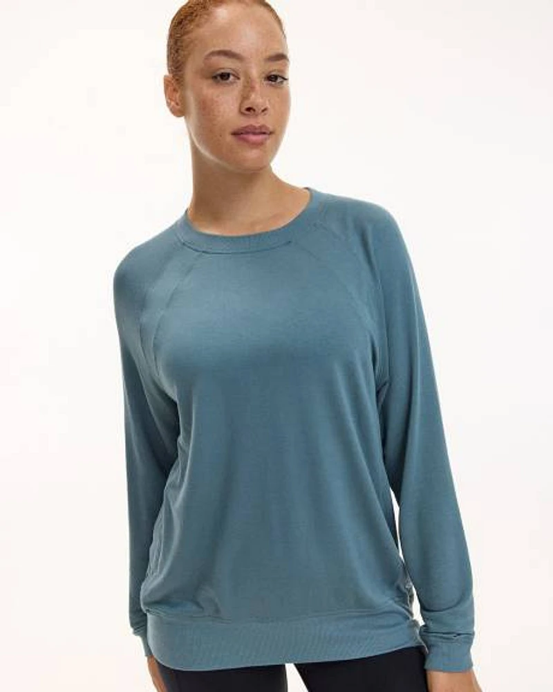 Long-Sleeve French Terry Sweatshirt