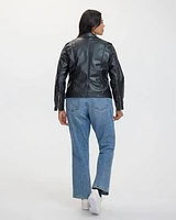 Veste en faux cuir