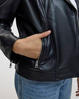 Veste en faux cuir