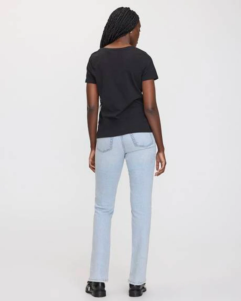 Scoop Neck Graphic T-Shirt