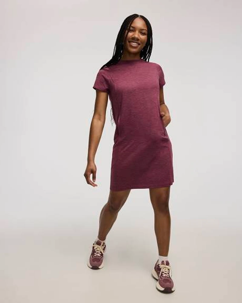 Robe t-shirt à manches courtes