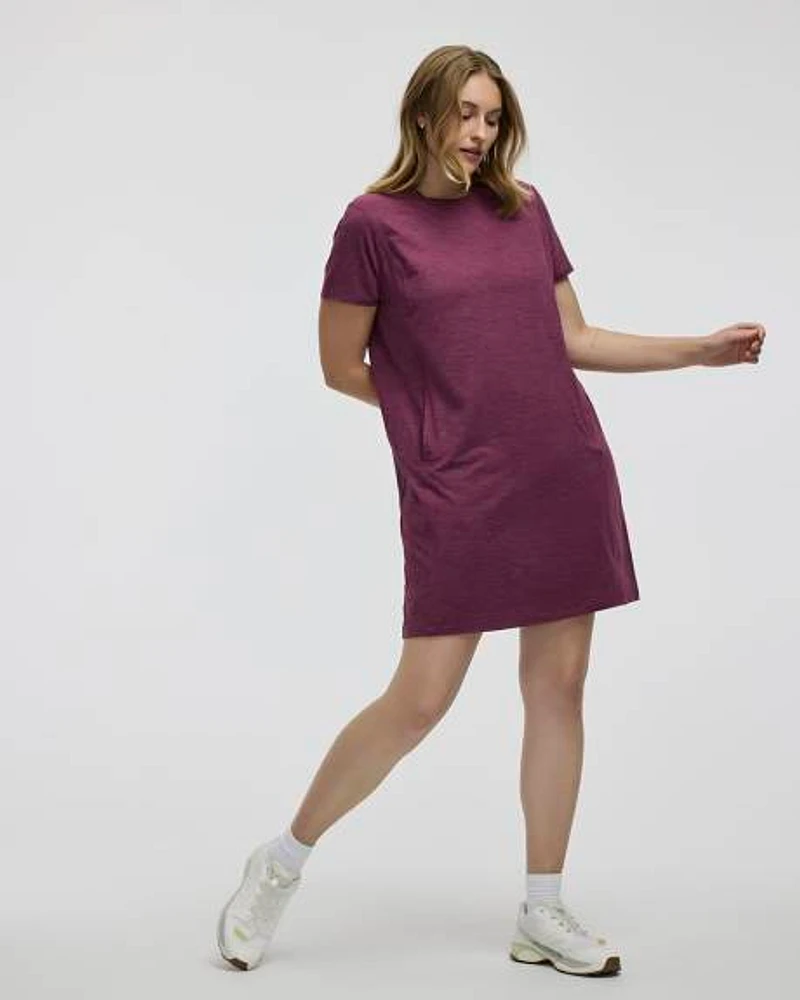 Robe t-shirt à manches courtes