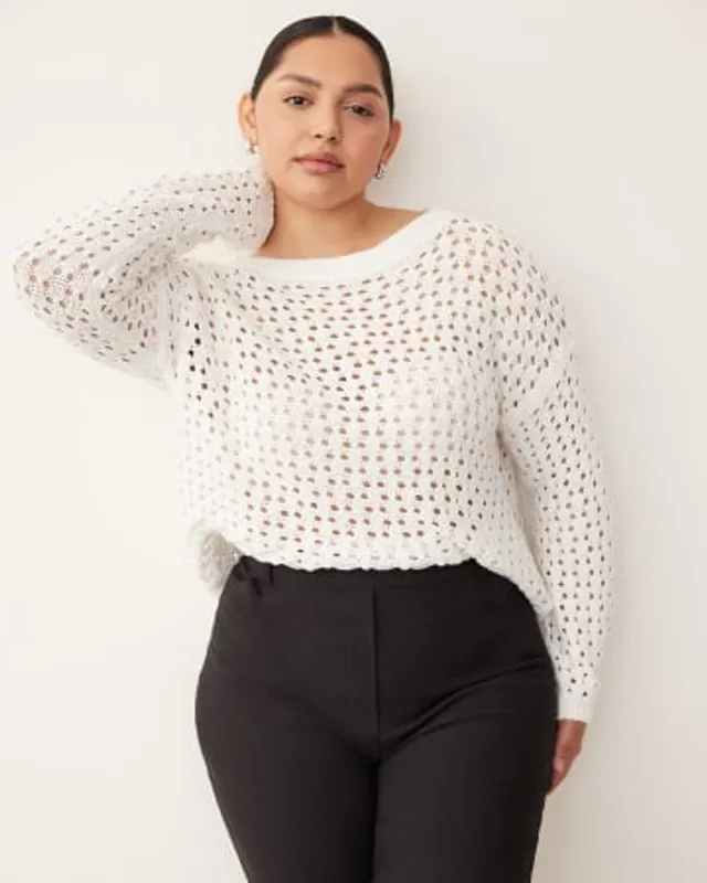 Long-Sleeve Pullover with Jacquard Pattern