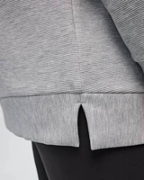 Long-Sleeve Crew-Neck Ottoman Tunic