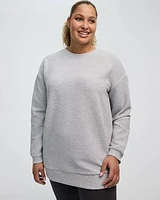 Long-Sleeve Crew-Neck Ottoman Tunic