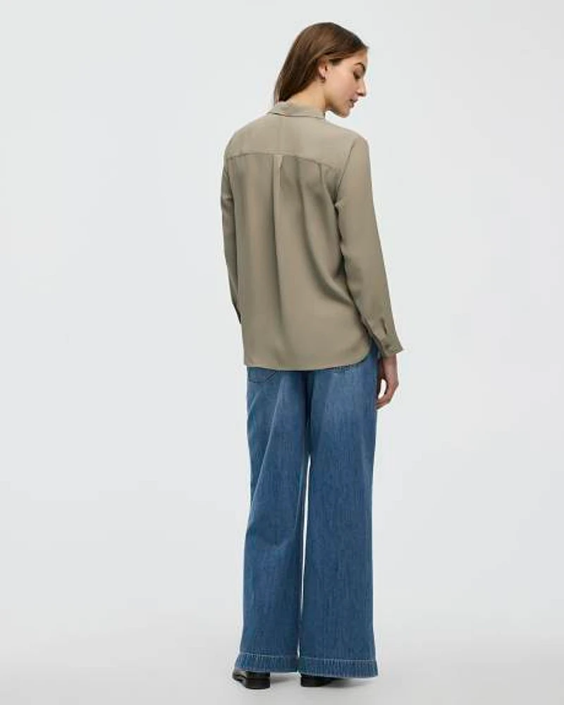 Long-Sleeve Blouse