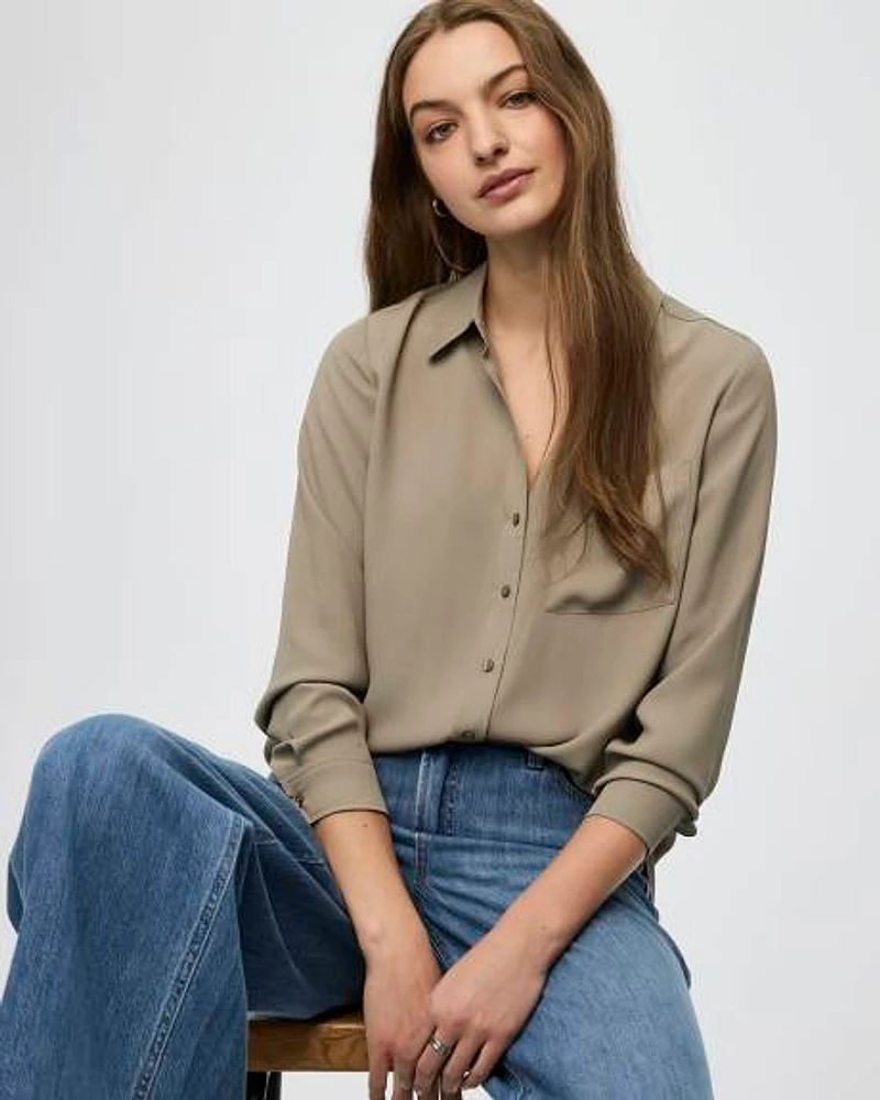 Long-Sleeve Blouse