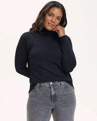 Long-Sleeve Turtleneck Tee