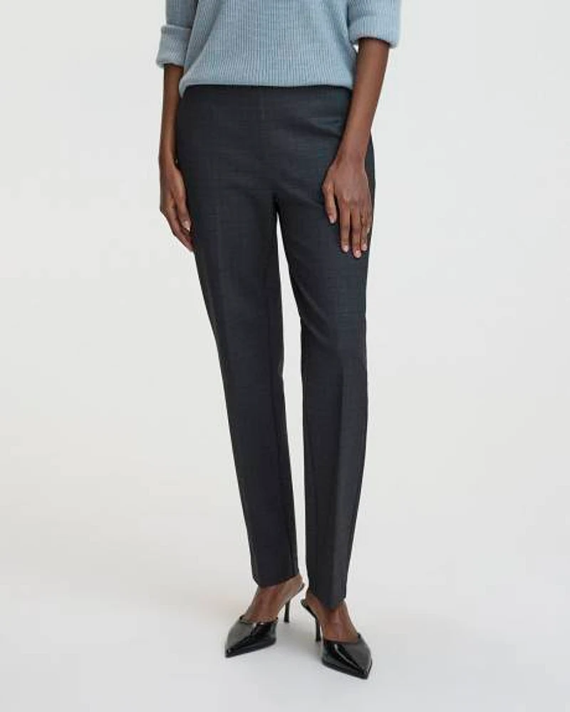Straight-Leg High-Rise Pants
