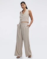 Pantalon à jambe large