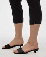 Slim-Leg High-Rise Capri Pants