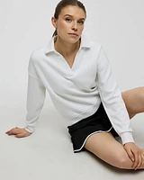 Neoprene Long-Sleeve Polo