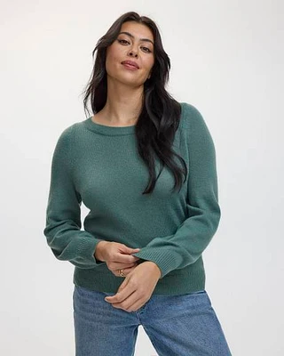 Cashmere-Blend Boat-Neck Sweater