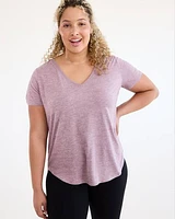 Short-Sleeve V-Neck Tee