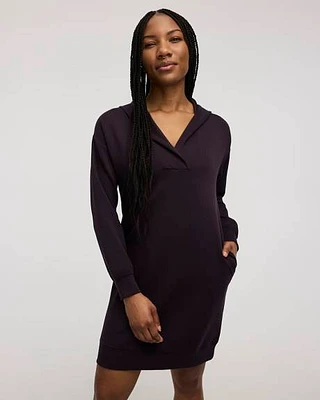 Long-Sleeve Hooded Dress