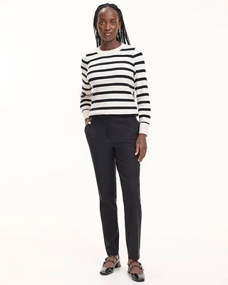 Slim-Leg High-Rise Pants